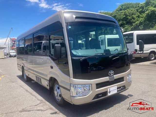 2019 TOYOTA COASTER LONG EX TURBO (BEIGE)