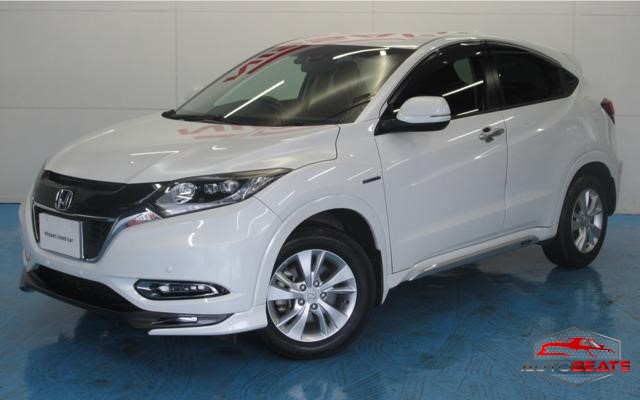 2016 HONDA VEZEL HYBRID X HONDA SENSING (WHITE)