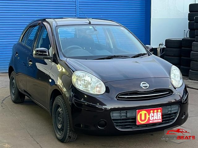2012 NISSAN MARCH 12X FOUR (WINE)