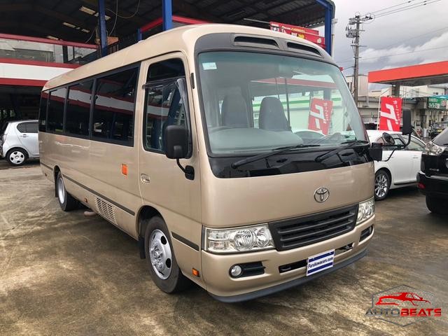 2014 TOYOTA COASTER LONG EX TURBO (GOLD)