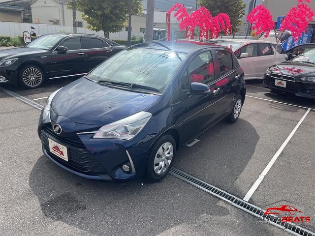 2019 TOYOTA VITZ F SAFETY EDITION III (NAVY M)