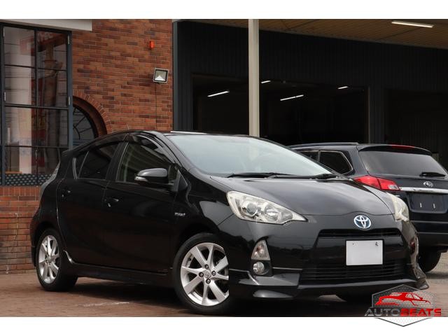 2014 TOYOTA AQUA G BLACK SOFT LEATHER SELECTION (BLACK)