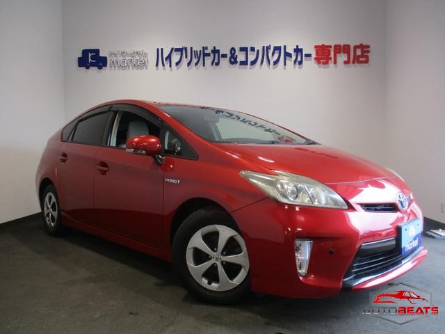 2012 TOYOTA PRIUS S (RED M)