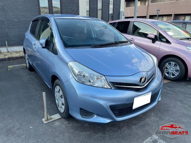 2012 TOYOTA VITZ JEWELA SMART STOP PACKAGE (LIGHT BLUE M)